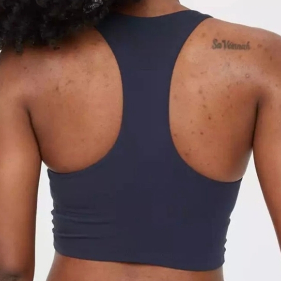 Aerie Offline Blue Racerback Sports Bra - Picture 2 of 6